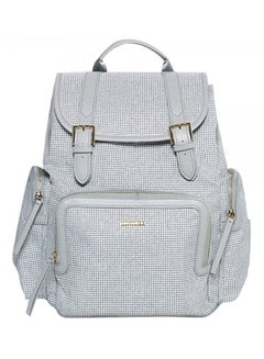 Buy Vouge Baby Diaper Backpack, High Quality Fabric, Zipper Less Magnetic Opening, Newborn - Grey in UAE