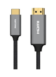اشتري كابل من Type C إلى HDMI، يدعم 4K أسود في الامارات