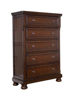 Buy Porter Chest Of Drawers Brown 40x18x58inch in Saudi Arabia