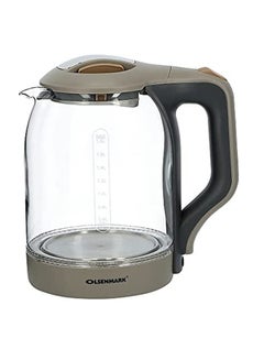 Buy Glass Electric Kettle 1.8 L 1800.0 W OMK2394 Brown/Clear in UAE