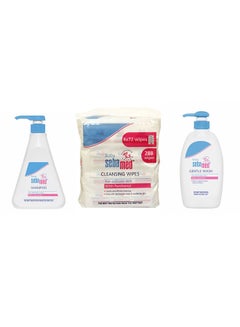 Buy Baby Bundle Offer Pack -Gentle Wash with Wet Wipes in UAE