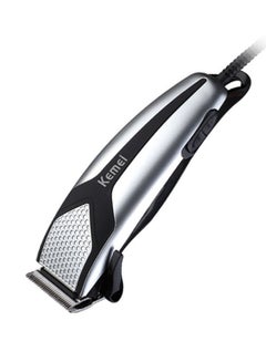 Buy KM-4640 Professional High Quality Advanced Shaving Clipper Silver & Black 23cm in Egypt