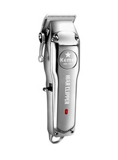 Buy Metal Professional Cordless Clipper Silver 20cm in UAE