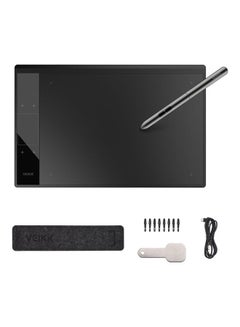 Buy Graphics Drawing Tablet Smart Gesture Touch Control Black in UAE