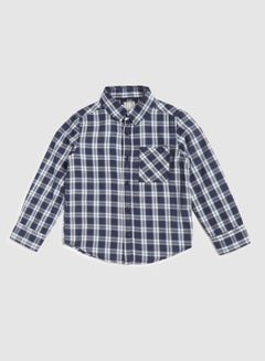 Buy Baby Boys Collar Neck Long Sleeve Shirt Multicolour in UAE