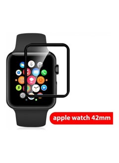 Buy Tempered Glass Screen Protector for Apple Watch 42mm Clear in UAE