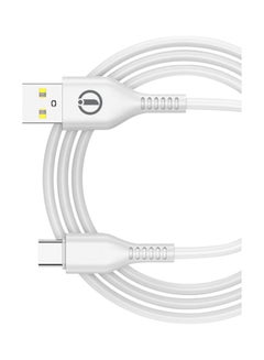 اشتري سلك بيانات للشحن السريع من USB إلى Type-C . أبيضٌ . في السعودية