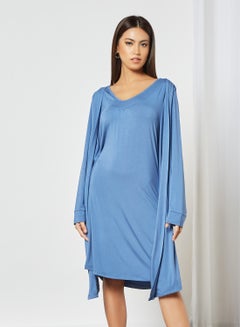 Buy Casual Dress Blue in UAE