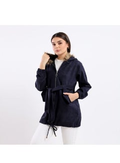 Buy Plain Basic Jacket Blue in Egypt