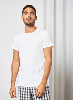 Buy Crew Neck Undershirt White in UAE