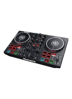 Buy PartyMix II DJ Controller with Built-In Light Show PARTYMIXII Black in UAE