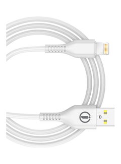 اشتري USB To Lightning Fast Charging Data Cable White في السعودية