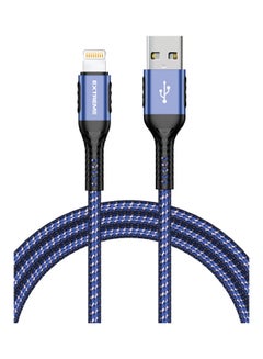 Buy Flexible Series Data Cable With Lightning Connector Blue in Saudi Arabia