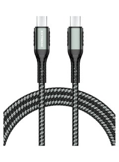 Buy Flexible Series Data Cable With Type-C To Type-C Port Black in Saudi Arabia