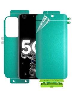 Buy Go-Des 2in1 Nano Shape Memory Full Body Film Protection Screen Protector For Samsung Galaxy S20 Plus Clear in UAE