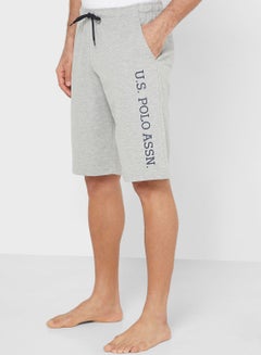 Buy Casual Drawstring Shorts Grey in UAE