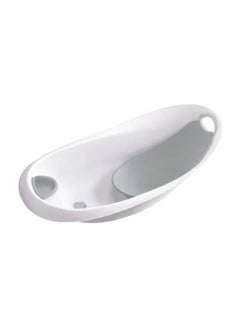 Buy Baby Bath Tub With Plug - White/Grey in UAE