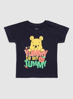 Buy Disney Printed T-Shirt Navy Blue in Saudi Arabia