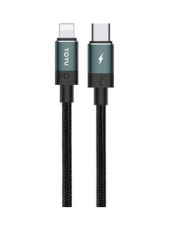 Buy Type-C To Lightning Fast Charging Cable Dark Green in UAE