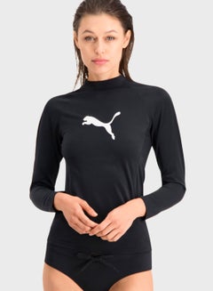 Buy Logo Rashguard Black in UAE