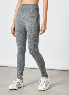 Buy Seamless Sculpt Leggings Grey in UAE