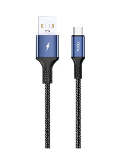 Buy USB to Type-C Fast Charging Cable Black in UAE