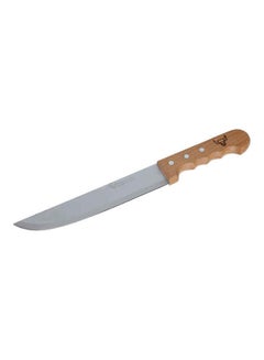 اشتري Knife 8 Inch Stainless Steel With Wooden Handle Brown 8بوصة في مصر
