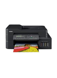 Buy DCP-T820DW 3-In-1 Wireless Colour Inkjet Printer With Refill Tank System Black in UAE