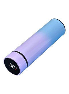 Buy Stainless Steel Thermal LED Smart Temperature Display Vacuum Bottle Multicolour 500ml in Saudi Arabia