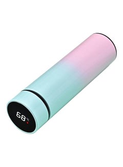 اشتري Stainless Steel LED Smart Temperature Display Vacuum Thermo Bottle Multicolour 500ml في السعودية