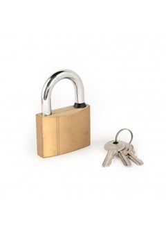 Buy Pad Lock Gold/Silver 50mm in UAE