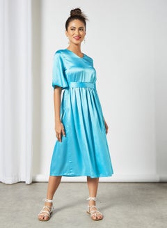 Buy Casual Dress Blue in Saudi Arabia