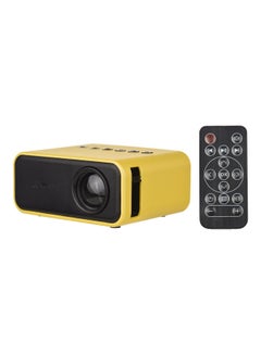 Buy YZ03 Mini Portable LED Video Projector V9746UK Yellow in UAE