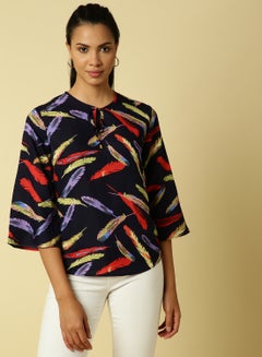 Buy All Over Print Top Multicolour in Saudi Arabia