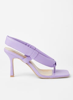 Buy Square Toe Sandals Purple in Saudi Arabia