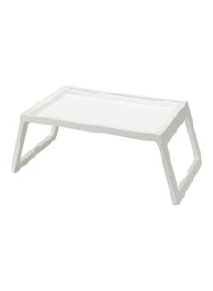 Buy Bed Tray White 26cm in UAE