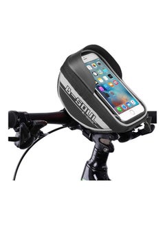 Buy Bicycle Front Frame Handlebar Waterproof Phone Mount Holder 18cm in UAE
