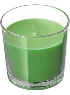 Buy Scented Candle In Glass Green 7.5cm in Saudi Arabia