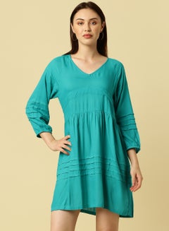 Buy Stylish Mini Dress Blue in Saudi Arabia