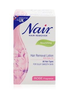 Buy Rose Fragrance Hair Removal Lotion with Baby Oil in UAE
