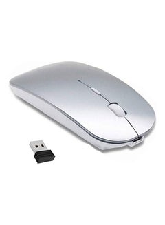 Buy Portable Wireless Mouse Silver in UAE