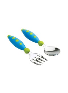 Buy 2-Piece Fork And Spoon Set in UAE