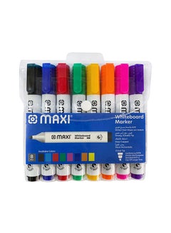 Buy 8-Pieces Whiteboard Markers Multicolour in UAE