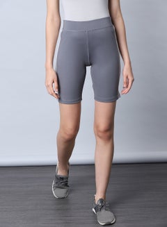 Buy Side Panel Sport Shorts Dark Grey in UAE