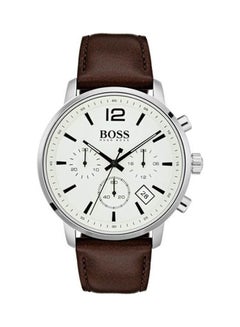 اشتري Men's Leather Analog Watch 1513609 في مصر