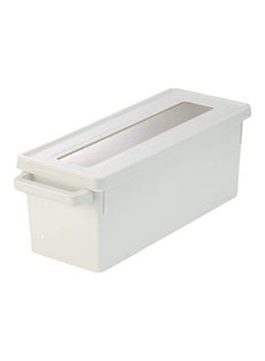 Buy CD Storage Plastic Box White 44.9cm in UAE