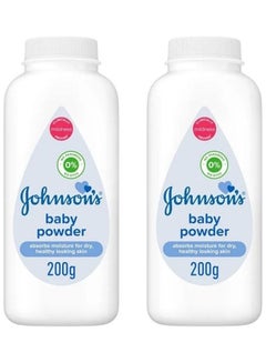 Buy Pack of 2 Baby Powder-200ml in UAE