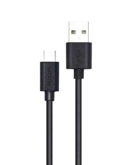 Buy USB-A to Micro USB Cable 1.2meter Black in UAE