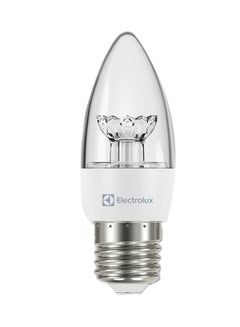 Buy LED Candle Lamp 5.4W EL-C470ST-B1-Day Light E27 White 11cm in UAE