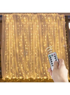 Buy Dimmable And Connectable Window Curtain Light Warm White 3meter in UAE